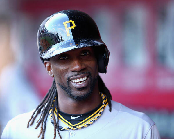 Great American Ball Park Poster featuring the photograph Andrew Mccutchen by Andy Lyons