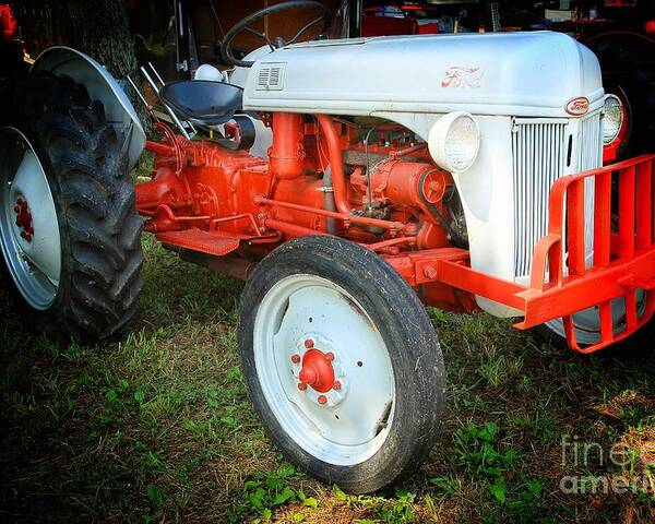 Ford Tractor Poster featuring the photograph Ford Tractor by Mike Eingle