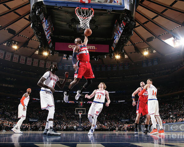 Nba Pro Basketball Poster featuring the photograph John Wall by Nathaniel S. Butler