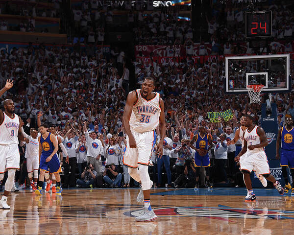Playoffs Poster featuring the photograph Kevin Durant by Andrew D. Bernstein