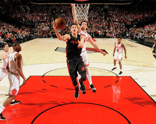 Zach Collins Poster featuring the photograph Zach Collins by Cameron Browne