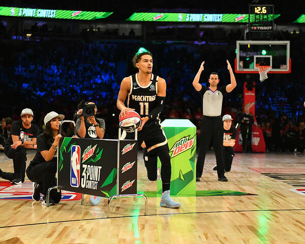 Nba Pro Basketball Poster featuring the photograph 2020 NBA All-Star - MTN DEW 3-Point Contest by Jesse D. Garrabrant