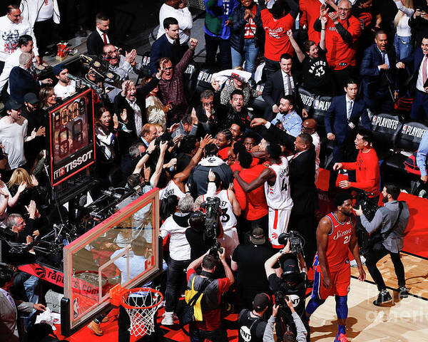 Playoffs Poster featuring the photograph Kawhi Leonard by Mark Blinch