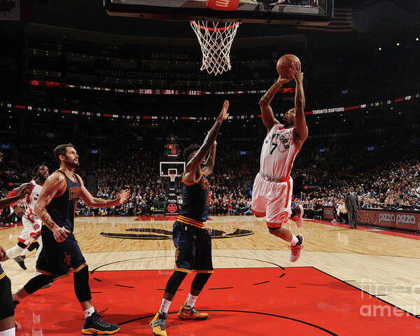 Nba Pro Basketball Poster featuring the photograph Kyle Lowry by Ron Turenne