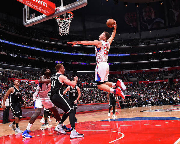 Nba Pro Basketball Poster featuring the photograph Blake Griffin by Andrew D. Bernstein