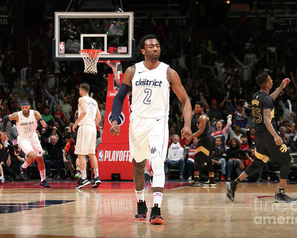 Playoffs Poster featuring the photograph John Wall by Ned Dishman