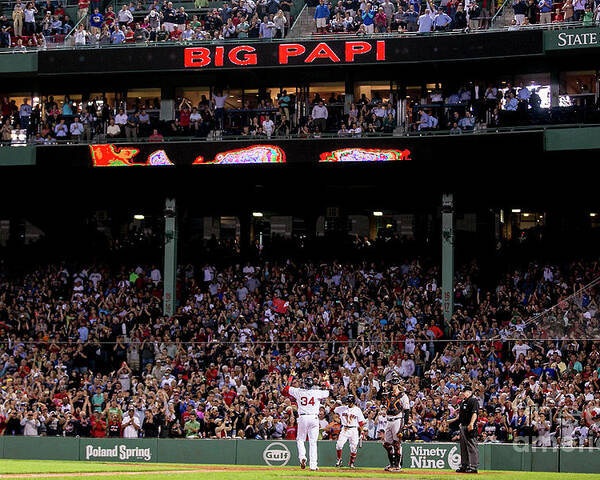 People Poster featuring the photograph David Ortiz by Billie Weiss/boston Red Sox