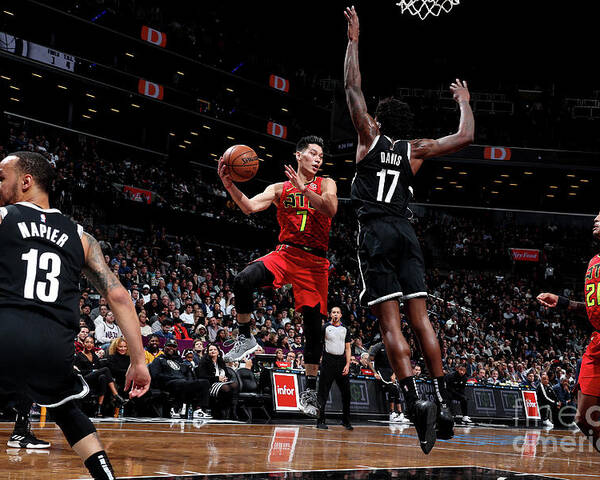 Nba Pro Basketball Poster featuring the photograph Jeremy Lin by Nathaniel S. Butler