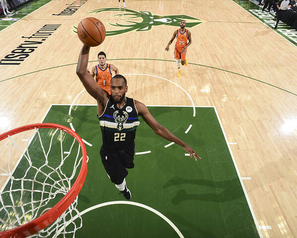 Khris Middleton Poster featuring the photograph Khris Middleton by Andrew D. Bernstein