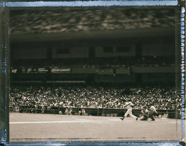 American League Baseball Poster featuring the photograph Derek Jeter by Al Bello