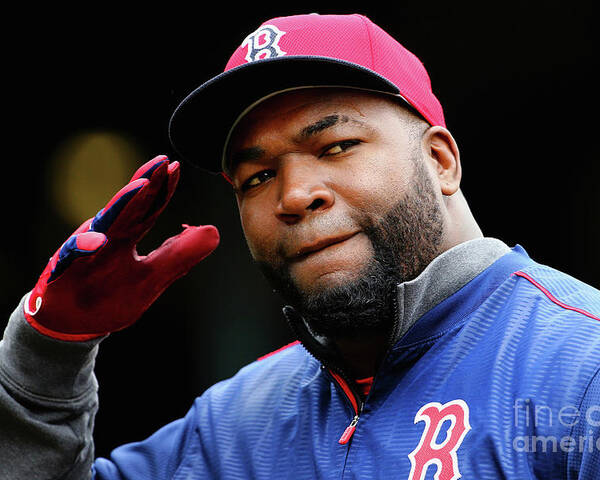 People Poster featuring the photograph David Ortiz by Maddie Meyer