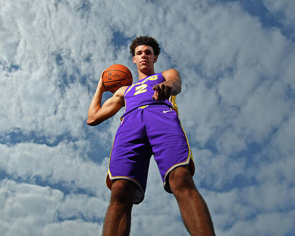 Nba Pro Basketball Poster featuring the photograph Lonzo Ball by Jesse D. Garrabrant