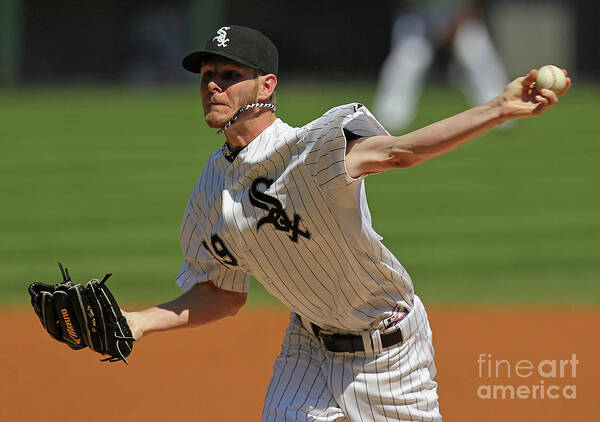 American League Baseball Poster featuring the photograph Chris Sale by Jonathan Daniel
