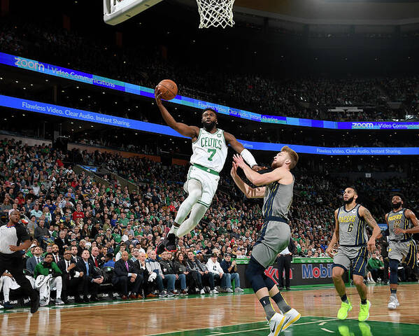 Nba Pro Basketball Poster featuring the photograph Jaylen Brown by Brian Babineau
