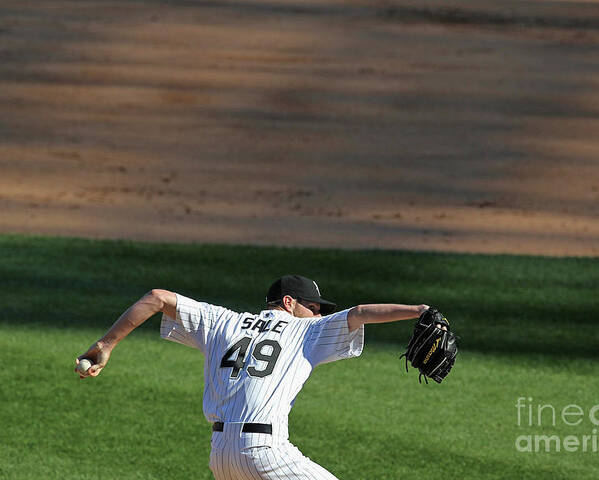 American League Baseball Poster featuring the photograph Chris Sale by Jonathan Daniel