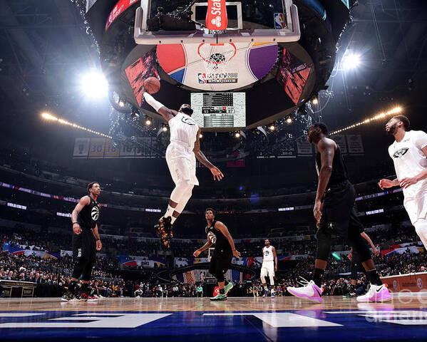 Nba Pro Basketball Poster featuring the photograph Lebron James by Andrew D. Bernstein