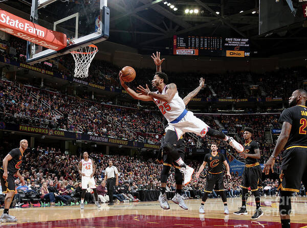 Nba Pro Basketball Poster featuring the photograph Derrick Rose by Nathaniel S. Butler