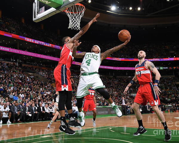 Nba Pro Basketball Poster featuring the photograph Isaiah Thomas by Brian Babineau