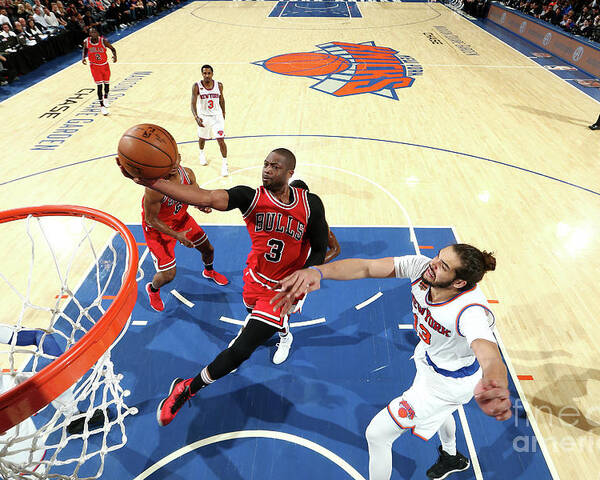 Nba Pro Basketball Poster featuring the photograph Dwyane Wade by Nathaniel S. Butler