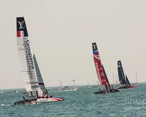 America's Cup Racing - 97 Poster