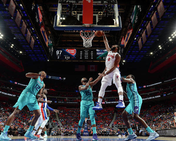 Nba Pro Basketball Poster featuring the photograph Andre Drummond by Chris Schwegler