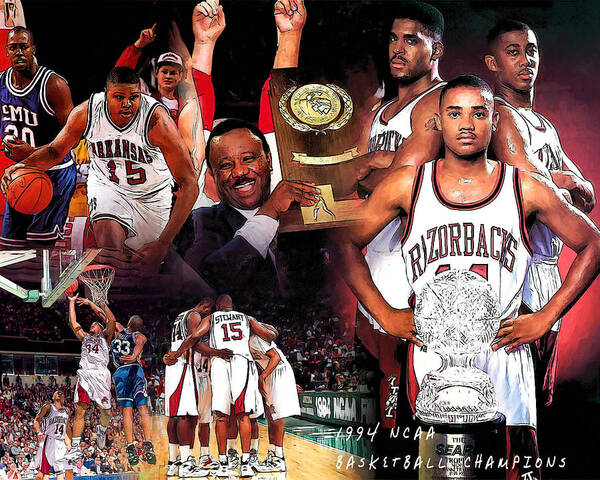Arkansas Basketball 1994 NCAA Champion by John Farr