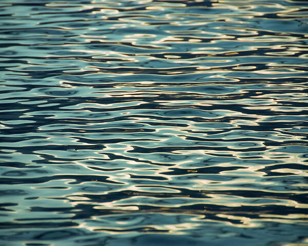 Abstract Water Poster featuring the photograph Blue Ocean by Naomi Maya