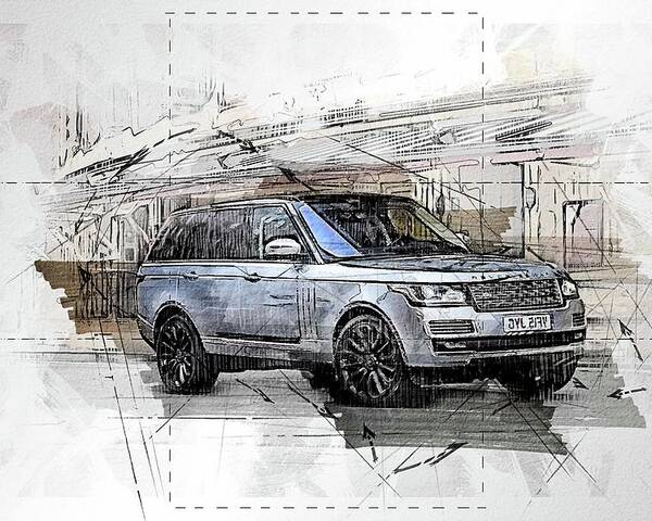 AB556 RANGE ROVER CAR 17 Photo Picture Poster Print Art A0 to A4 CAR POSTER 