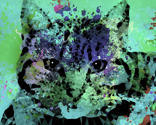 Cat Poster featuring the digital art Cat 655 by Lucie Dumas