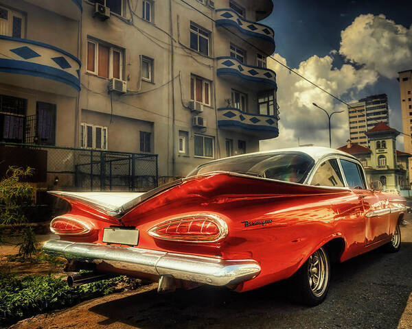 Chevy Poster featuring the photograph Chevrolet Biscayne by Micah Offman