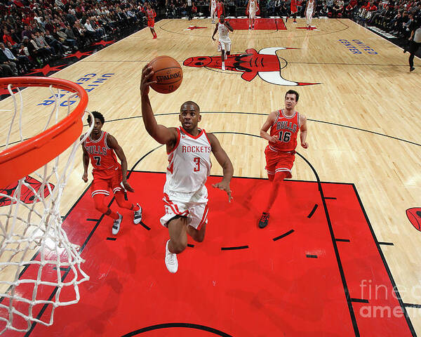 Nba Pro Basketball Poster featuring the photograph Chris Paul by Gary Dineen