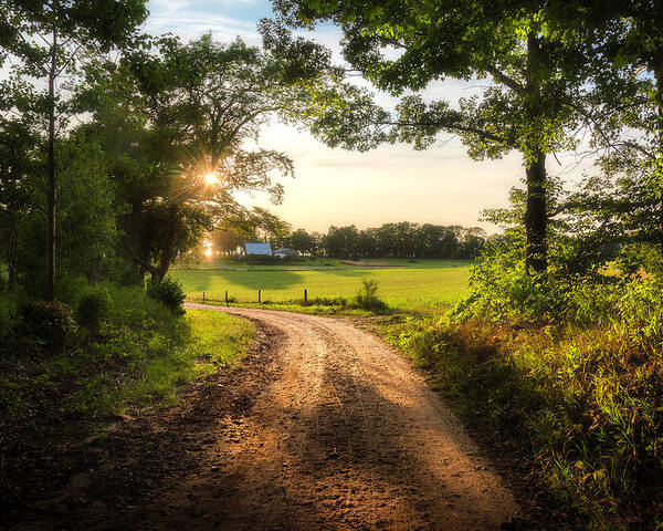 Country Poster featuring the photograph Country Roads, Take Me Home by Owen Weber