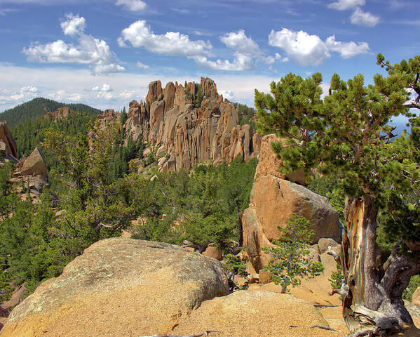 Colorado Poster featuring the photograph Crags by Bob Falcone
