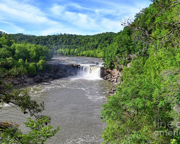 Cumberland Falls Poster featuring the photograph Cumberland Falls 34 by Phil Perkins