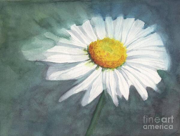 Daisy Poster featuring the painting Daisy by Vicki B Littell