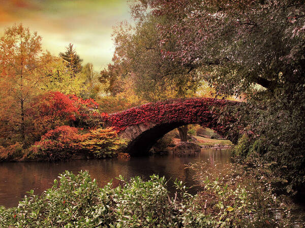 Bridge Poster featuring the photograph Dusk At Gapstow by Jessica Jenney