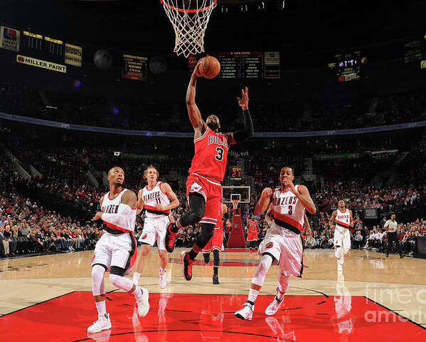 Nba Pro Basketball Poster featuring the photograph Dwyane Wade by Cameron Browne