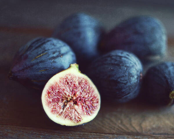 Fig Still Life Poster featuring the photograph Figs One by Lupen Grainne