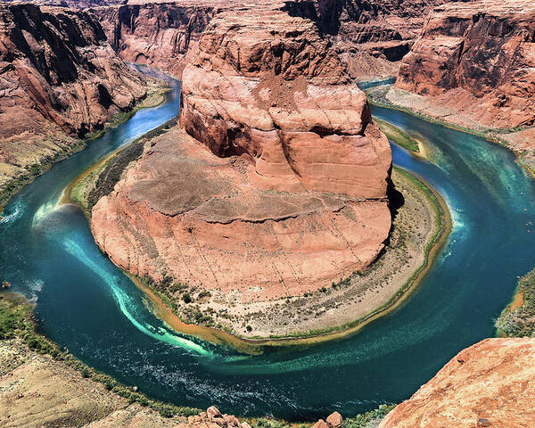 Horseshoe Bend Poster featuring the photograph Horseshoe Bend by GLENN Mohs
