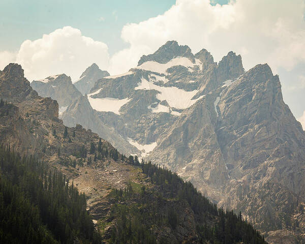 Mountains Poster featuring the photograph Inspirational Mountain Range by Katie Dobies