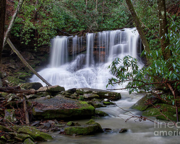 Jack Rock Falls Poster featuring the photograph Jack Rock Falls 23 by Phil Perkins