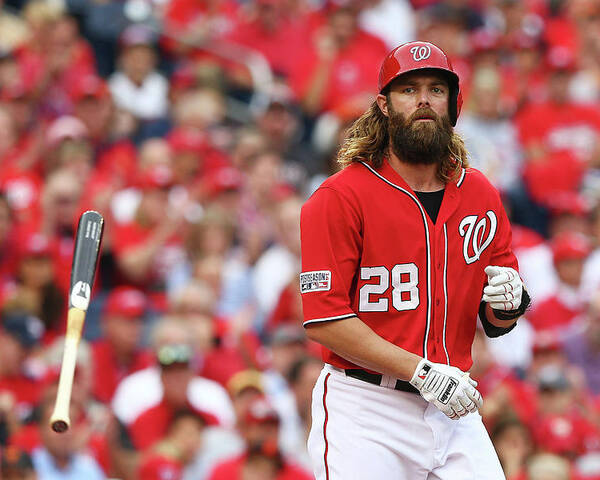 National League Baseball Poster featuring the photograph Jayson Werth by Elsa