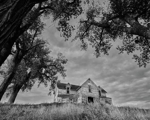 Haunted House Poster featuring the photograph June 2022 Haunted House 2 by Alain Zarinelli