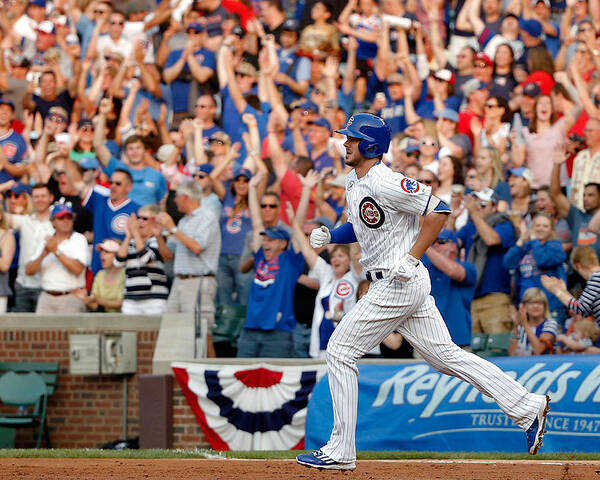 Kris Bryant - Baseball Player Poster featuring the photograph Kris Bryant by Jon Durr