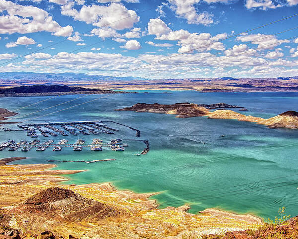 Lake Mead Poster featuring the photograph Lake Mead, Nevada by Tatiana Travelways