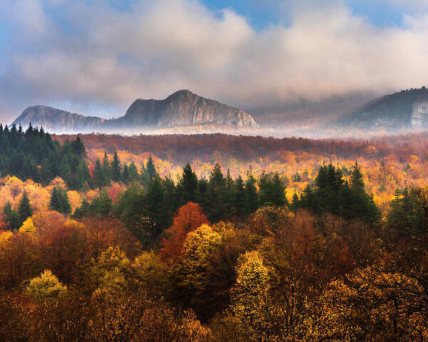 Balkan Mountains Poster featuring the photograph Land Of Illusion by Evgeni Dinev