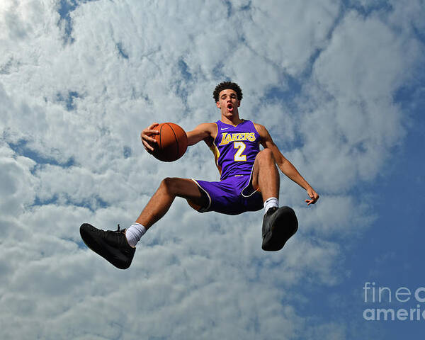 Nba Pro Basketball Poster featuring the photograph Lonzo Ball by Jesse D. Garrabrant