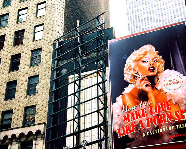 New York Poster featuring the photograph Make Marilyn by Claude Taylor