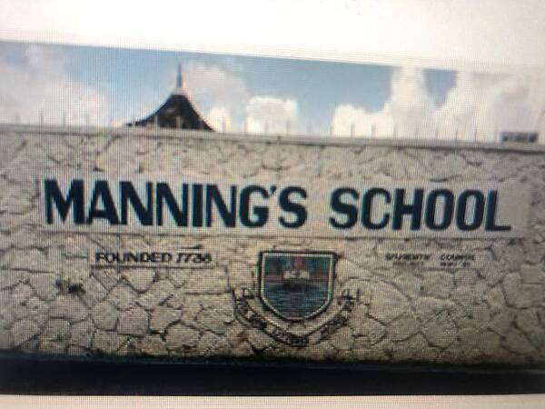  Poster featuring the photograph Manning's High School by Trevor A Smith