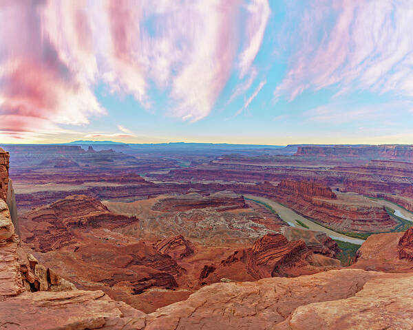 Utah Poster featuring the photograph March 2019 Dead Horse Point Sunrise by Alain Zarinelli